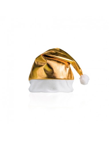 Gorros de Papá Noel dorados y plateados