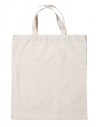 Bolsas de algodón 105g con asas cortas