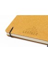 Libretas A5 de cuero reciclado con banda elástica