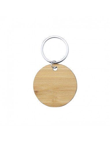 Llaveros de bambú con múltiples formas