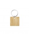Llaveros de bambú con múltiples formas