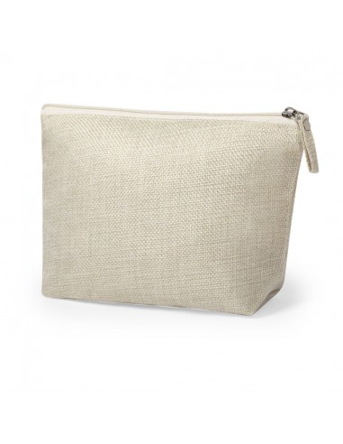 Neceseres de poliéster en color natural