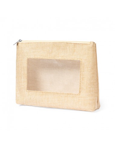 Neceseres con ventana transparente en un lado