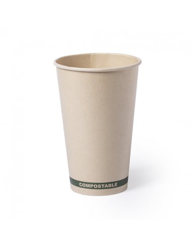 Vasos de papel reciclado 500 ml