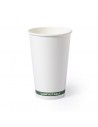 Vasos de papel reciclado 500 ml