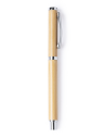 Bolígrafos roller fabricados en bambú