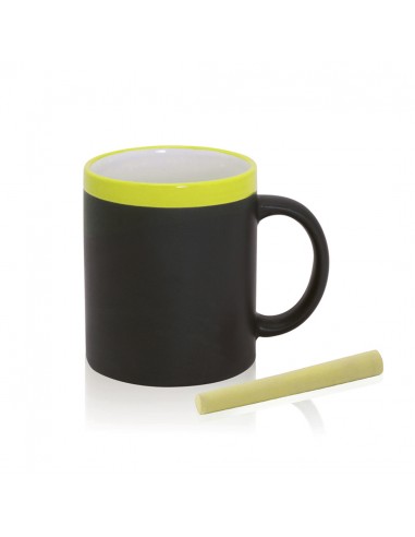 Tazas cerámica con pizarra 350 ml