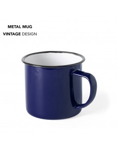 Tazas metálicas Vintage 380 ml