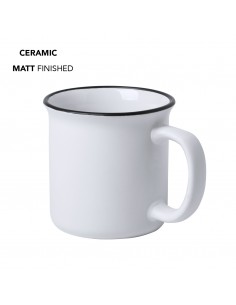 Tazas cerámica bicolor con...