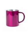 Tazas de acero inoxidable acabado brillante 280 ml