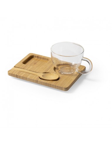 Sets de bambú con taza de 180 ml