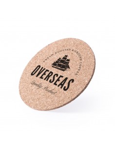 Posavasos de corcho redondos