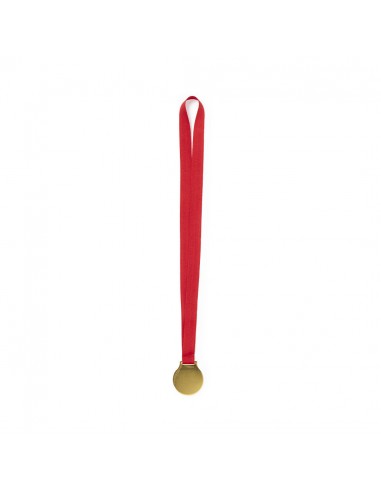 Medallas con cinta de poliéster y acabado metálico