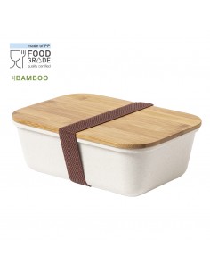 Fiambreras de plástico y bambú