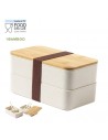 Fiambreras de PP y bambú 1L