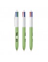 Bolígrafos Bic de 4 colores glacé