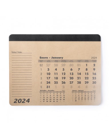 Alfombrilla calendario de papel reciclado