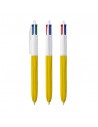 Bolígrafos Bic 4 colores wood style