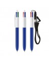 Bolígrafos Bic 4 colores con lanyard