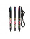 Bolígrafos Bic 4 colores con lanyard