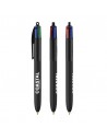 Bolígrafos Bic 4 colores soft con lanyard
