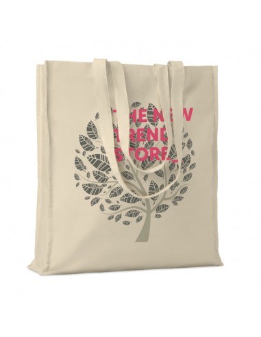 Bolsas de algodón premium 140g con fuelle