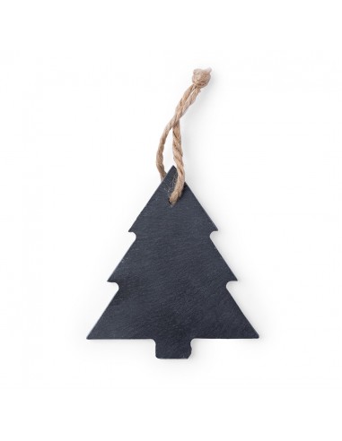 Adornos navideños en pizarra