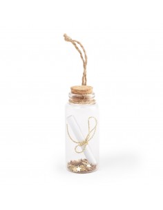 Botes pequeños con tapón y...