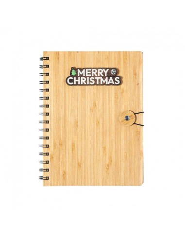 Libretas de Navidad con tapa dura y anillas