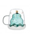 Tazas navideñas de cristal 250 ml