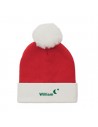 Gorros de Navidad de punto con detalles en poliéster