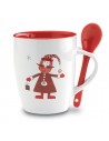 Tazas de Navidad con cuchara 250 ml