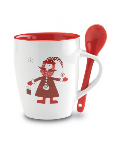 Tazas de Navidad con cuchara 250 ml