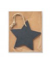Colgantes en forma de estrella de pizarra