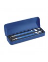Sets de bolígrafo y portaminas en estuche de aluminio