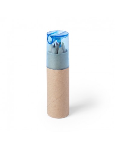 Sets de lápices de colores de madera en estuche...