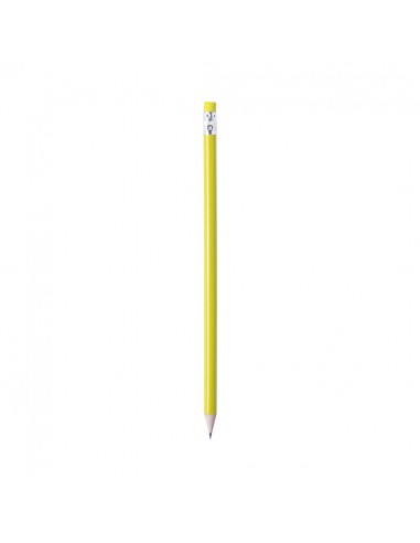 Lápices de madera en variados colores  con goma...