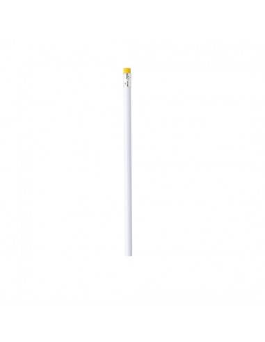 Lápices de madera blancos con goma en variados...