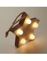 Estrellas de Navidad con 6 luces LED