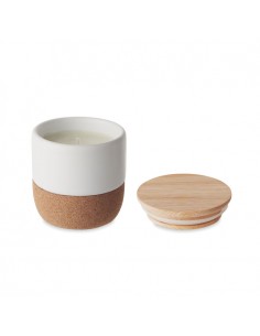 Velas de cera natural en tarro