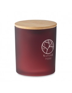 Velas de cera en tarro de...