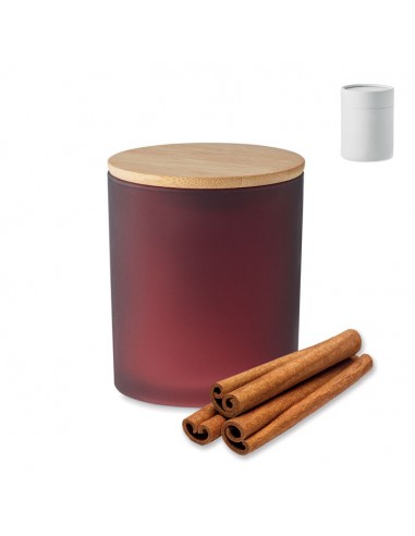 Velas de cera en tarro de cristal