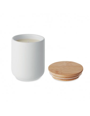 Velas de cera vegetal aromáticas en tarro