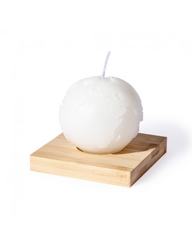 Velas aromáticas con forma redondeada