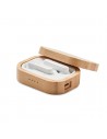 Auriculares inalámbricos TWS 5.0 en estuche de bambú