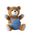 Osos de peluche con ropa azul