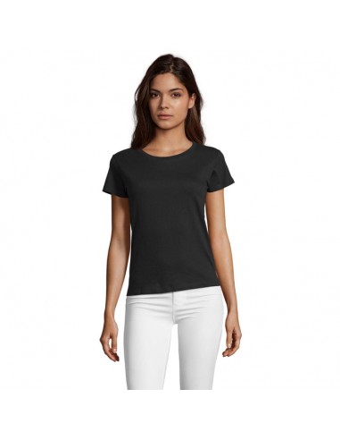 Camisetas para mujer de manga corta con cuello...