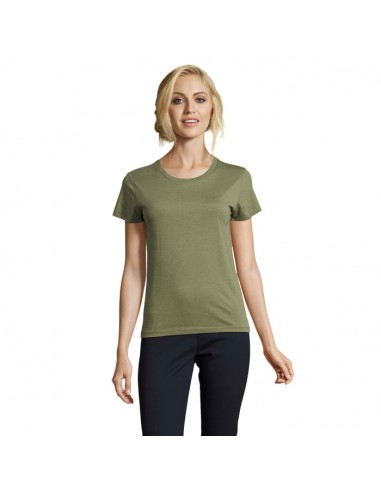 Camisetas para mujer de manga corta con cuello...