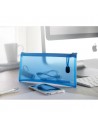 Estuches azules de PVC