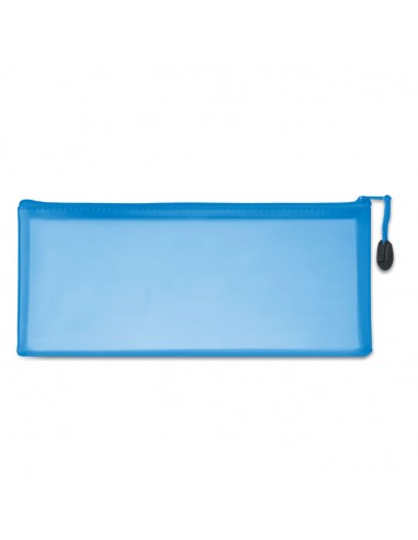 Estuches azules de PVC